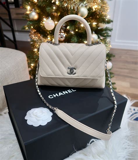 chanel round handle bag|Chanel top handle bag small.